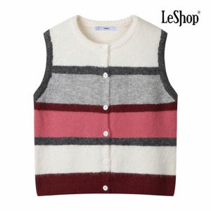 [르샵] 컬러 블록 오픈 니트 베스트 (BP9VT016A)