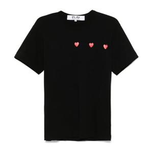 꼼데가르송 로고 프린트 스트레이트 헴 티셔츠 AXT337 0511