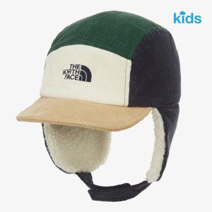 노스페이스키즈  코듀로이 이어머프 캡-NE3CR54U