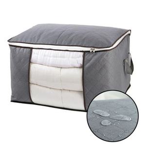 투명창 의류정리함 가로형회색 이불정리 침구정리 의류정리 옷장정리 리빙박스