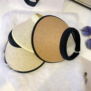 데일리 여자 모자 라탄 썬캡 햇빛차단 여름 챙모자