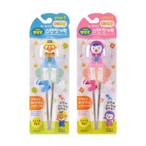 뽀로로 입체 1단계 스텐젓가락 뽀로로 뽀로로젓가락 스텐젓가락