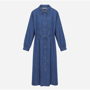 [써스데이아일랜드][여성]인디고 데님 풀오픈 원피스(T256MOP322W)