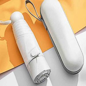 캡슐양산 암막 양산 아이보리 캡슐형 5단 암막 초경량우산 초경량양산 캡슐양산 양산 우산