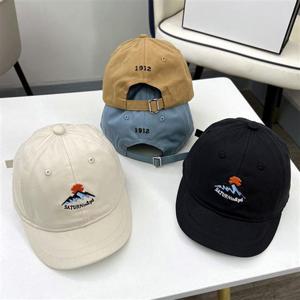 남녀 빈티지 스타일 심플 숏챙 마운틴 볼캡 야구모자 여자모자