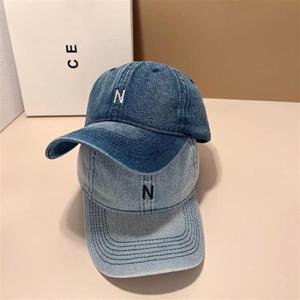 데님캡모자 캐주얼 레터링 데님 캡모자 1P N패치 볼캡