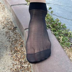 발목 스타킹 양말 검정색 5켤레 스타킹양말 시스루양말 스타킹 편한스타킹 발목스타킹