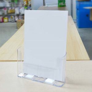 A4 꽂이 1단 아크릴꽂이 A4꽂이 쇼케이스 전단지꽂
