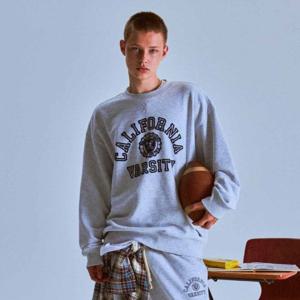 [후아유]남녀공용 Varsity Lettering Wide Pants WHTMF4901U