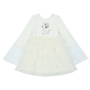 [프렌치캣(백)]IV 망또 꽃 원피스 Q44DCO160