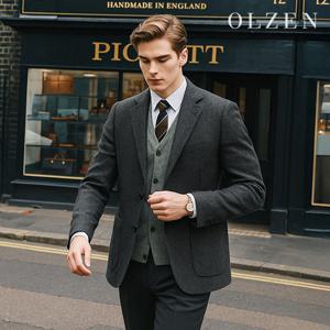 [올젠] 메이페어 울 혼방 자켓 (ZOD4KG1346)