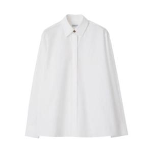 버버리   긴팔 셔츠 FW25 8115982X 6412990 Optic white