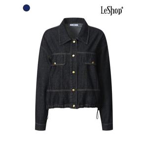 [르샵]스티치 카라넥 생지 데님 자켓 (BP9JK009A)