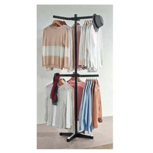 트리플행거(블랙) 국산행거 업그레이드 회전날개 행거 행거 이동식행거 트리플행거 옷걸이 회전행거