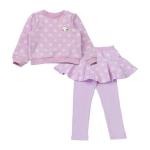 [프렌치캣(백)]VL 지젤리본 맨투맨상하세트 Q54DDT410.DP300