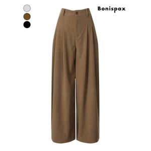 [보니스팍스]컴포트 밴딩 핀턱 팬츠 (XP9PT019M0)