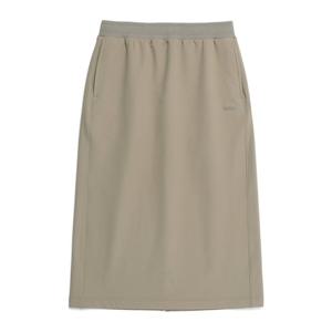 N254WSK050 여성 아르켈론 더블웜 우븐 스커트 OAK BEIGE
