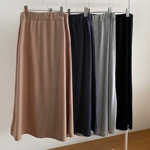 나야홍 / 빅사이즈치마 V077L509 밴딩좋은플레어스커트 BA