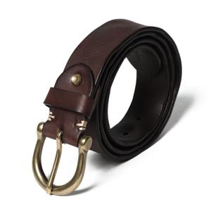 [크로노스]크로노스 CRBT117-BR 천연소가죽 남자 빈티지 벨트 허