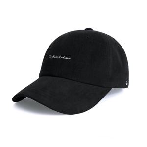 [캡텐]블랙리클루시브 필기체 베이직 볼캡[BKD5UCW011]