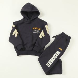 [지프키즈]기모_부클 왜고니어 후드티세트  KO4THU056-SET