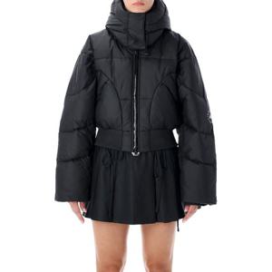 아디다스바이스텔라매카트니 크롭 하이칼라 퀼티드 패딩 JW2027