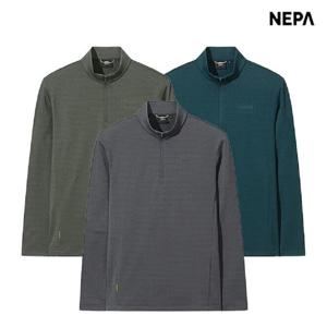 [네파] 남성 패스파인더 그래핀 집업 티셔츠 7L75404