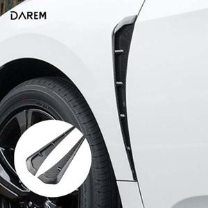 다름 샤크 휀더 사이드벤트 몰딩 2p 1set / 자동차 자동차 휀다 포인트 가니쉬 사이드 에어벤트 몰딩