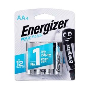 에너자이저 맥스 플러스 AA LR06 4개입 M(+)EP91 BP4 일회용 건전지 (1개)