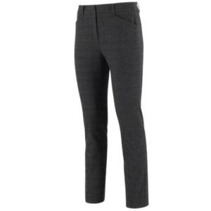 [엘르골프]24년 여성 가을 빅체크 세미부츠컷 바지[6K61604]