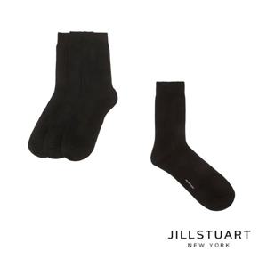 [질스튜어트] 남성 블랙 골지 면혼방 장목양말 3종세트 JUSS5F011BK