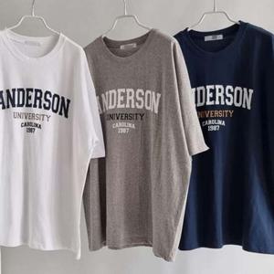 앤더슨 305P316S 빅사이즈 나염 박스 반팔티 의류