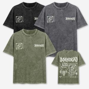 남녀공용 울프킹 피그먼트 프린팅 반팔티 SD-250805