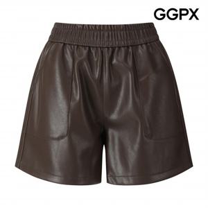 [GGPX] 숏 베지터블 레더 밴딩 팬츠 (GPAPT007F)