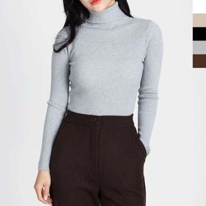 KYI SH614 여자골지목폴라티셔츠(기존 KYI 920)