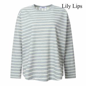 [릴리립스] 베이직 스트라이프 롱 슬리브 티셔츠 (YL9TS008)
