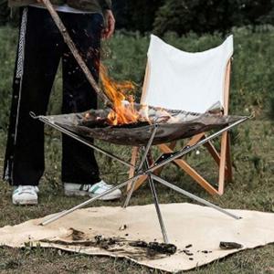 캠프파이어 메쉬 화로대 캠핑 경량 접이식 불멍화로대 초경량화로대 메쉬화로대 캠핑화로대 불멍화로대 모닥불화로대 야외용화로대 접이식화로대 미니화로대