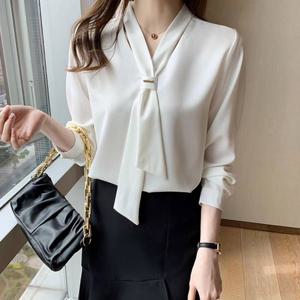 G126327_타이블라우스 정장블라우스