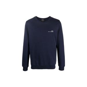 아페쎄 남성 아이템 로고 다크 네이비 맨투맨 COFBQ H27608 IAK