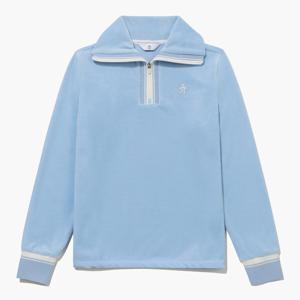 여성 세일러 카라 반집업 티셔츠 라이트블루 MQ422LTLO1