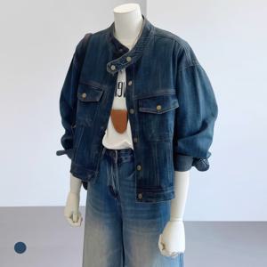 [카라]KARRA 넥스냅포켓데님자켓_A5S0225