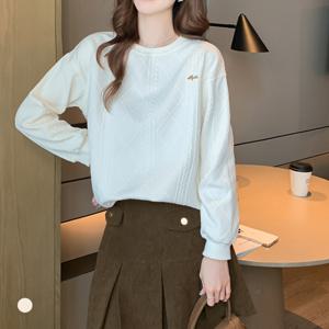 [카라]KARRA 리프앤다이아브로치티셔츠_A5S0207