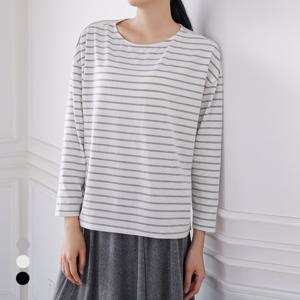 [카라]KARRA 라인릴렉스핏티셔츠_A5S0232