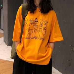 피플 루즈 티숙 BI00140 겨울신상 박시 나시 롱맨투맨