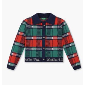 [베네통키즈]25FW-크리스마스 체크 풀오버/QAKP10561