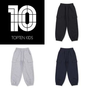 MKF4PT3002 탑텐키즈 공용 플리스 카고 스웨트팬츠