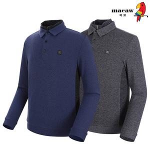 [마코] (남성)레이어드 카라 티셔츠_MMM4TS01