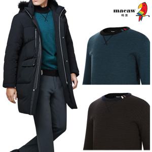 [마코] (남성)라운드넥 잔패턴 니트_MMM4SW02