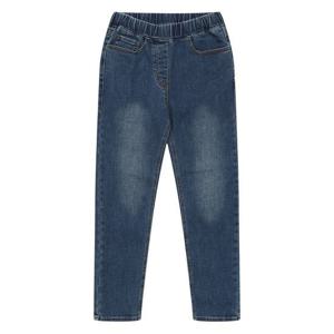 [에꼴리에]MARIO여아 기모 밴딩 데님 워싱 스트레이트 팬츠 21D0259_BL