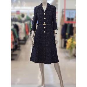 미니멈 세이브존03 미니멈 7부 트위드 A라인 원피스 ATMYCAWO8030A